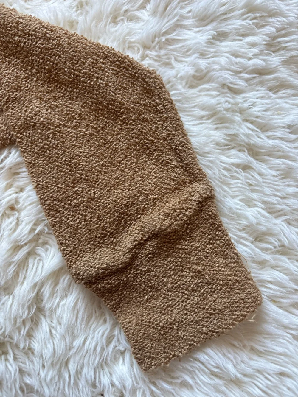 Fashion Nova Camel Brown Textured Hoodie - Picture 11 of 15